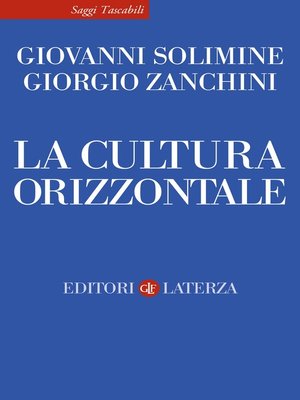 cover image of La cultura orizzontale